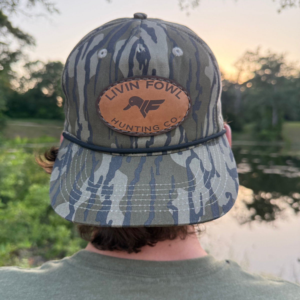 Leather Patch Logo OG Bottomland Rope Hat