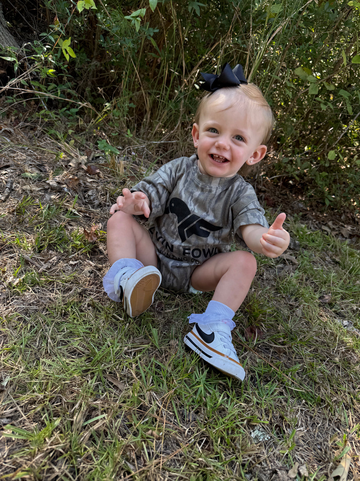 LF Logo - Toddler SS Faded Mossy Oak Bottomland